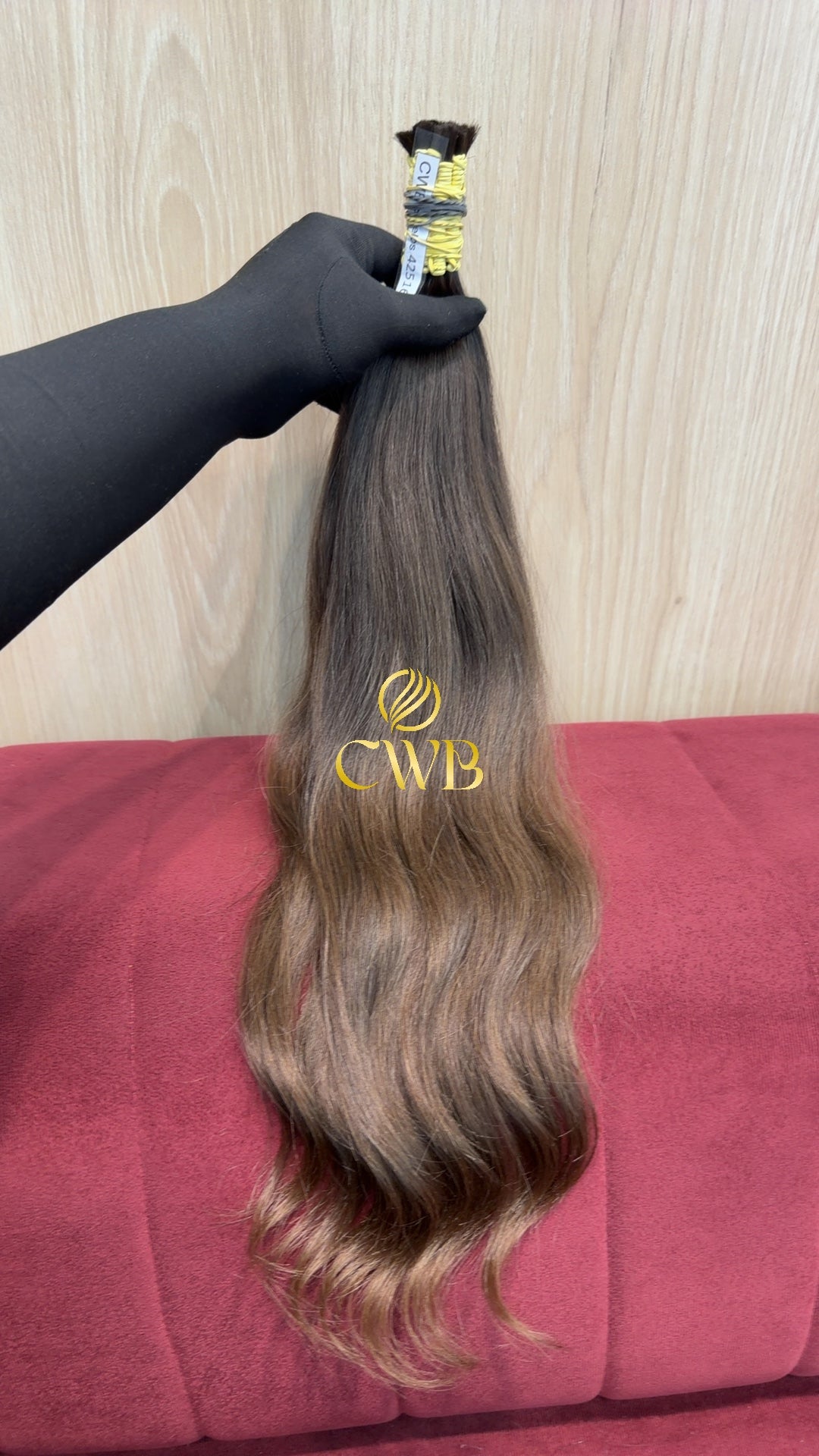 Cabelo Loiro Natural Escuro 54cm 97g Brasileiro do Sul