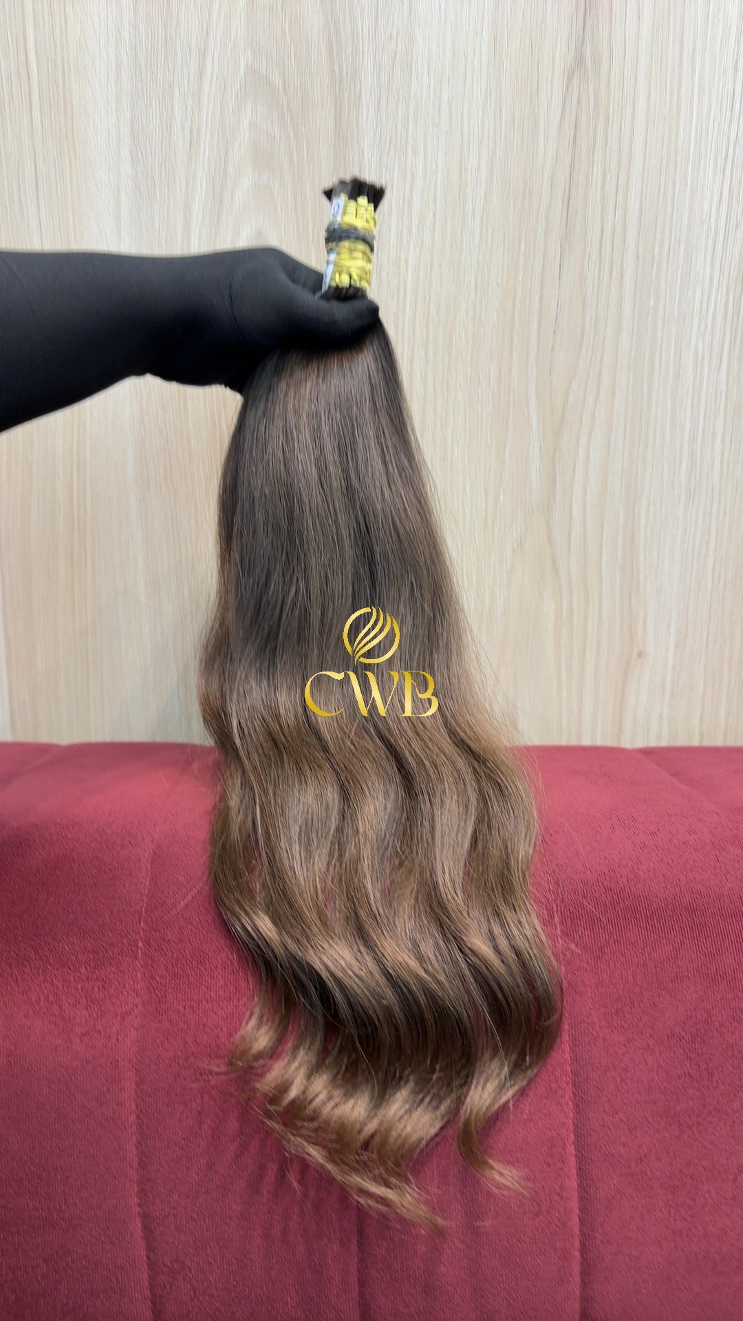 Cabelo Loiro Natural Escuro 54cm 97g Brasileiro do Sul