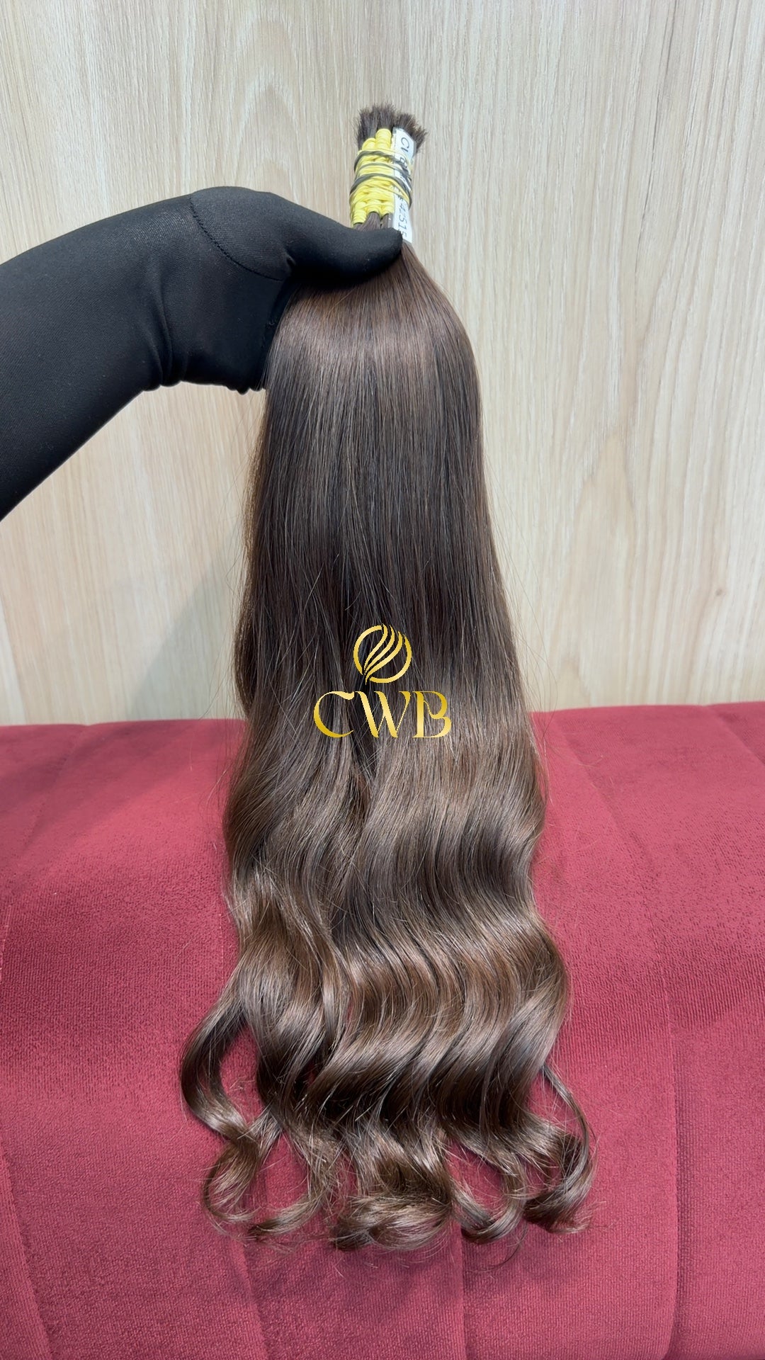 Cabelo Loiro Natural Escuro 54cm 130g Brasileiro do Sul