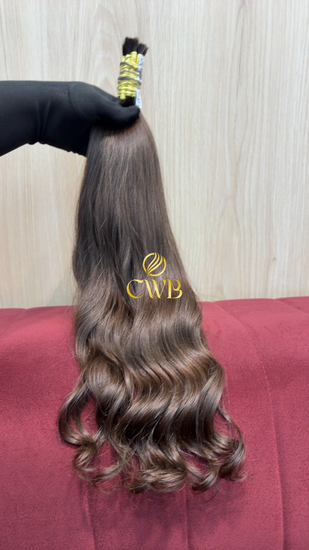 Cabelo Loiro Natural Escuro 54cm 130g Brasileiro do Sul