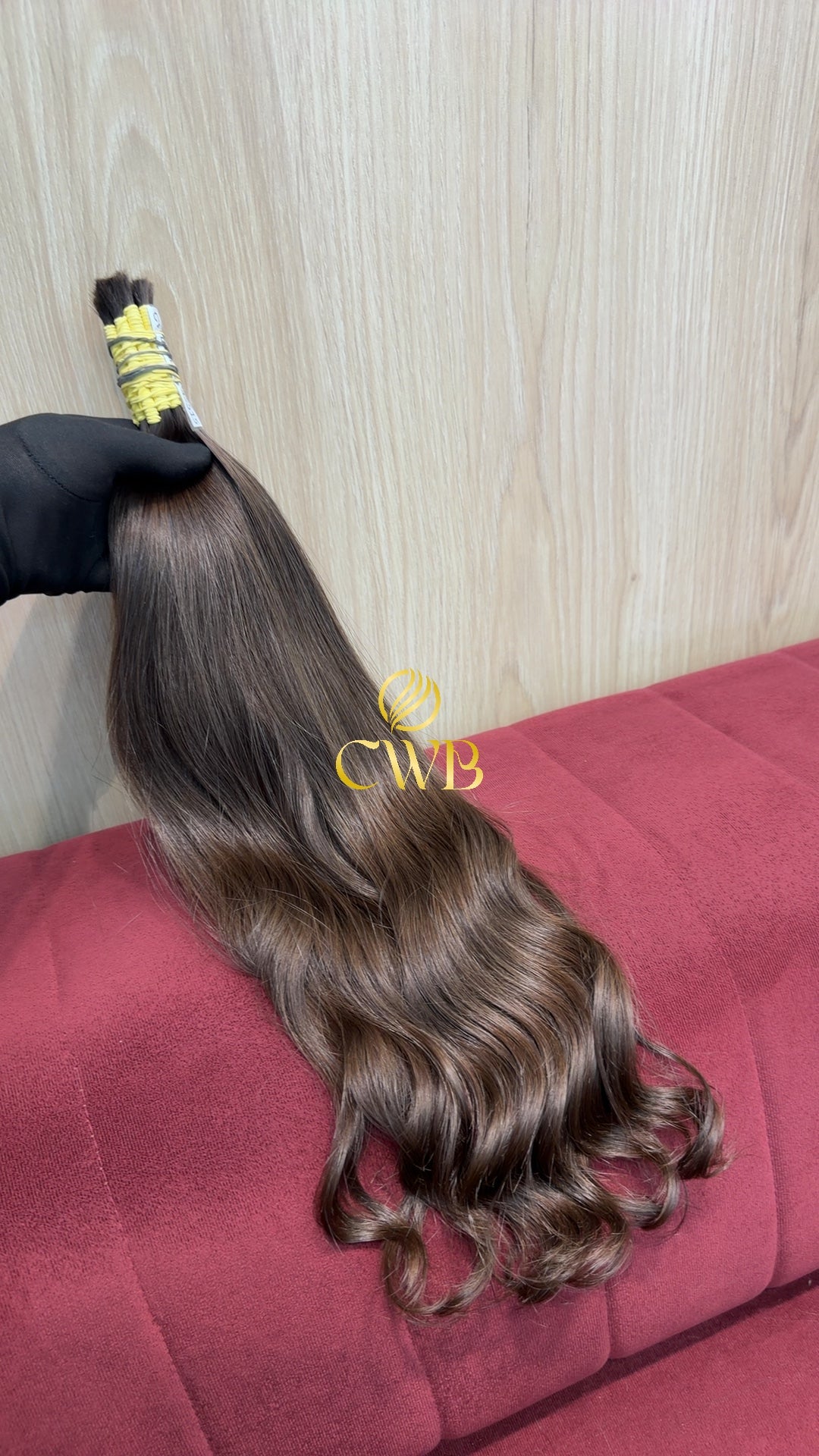 Cabelo Loiro Natural Escuro 54cm 130g Brasileiro do Sul