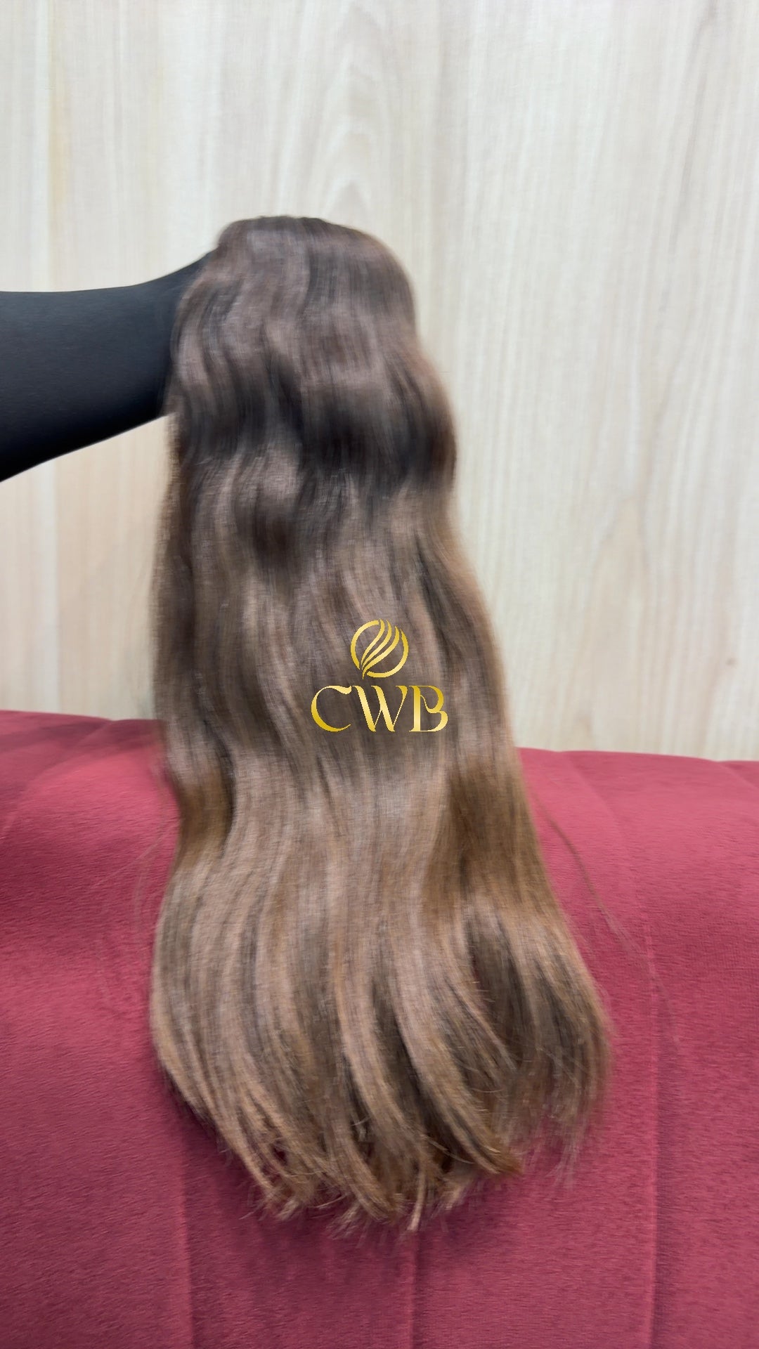 Cabelo Loiro Natural Escuro 59cm 122g Brasileiro do Sul