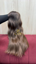 Cabelo Loiro Natural Escuro 59cm 122g Brasileiro do Sul