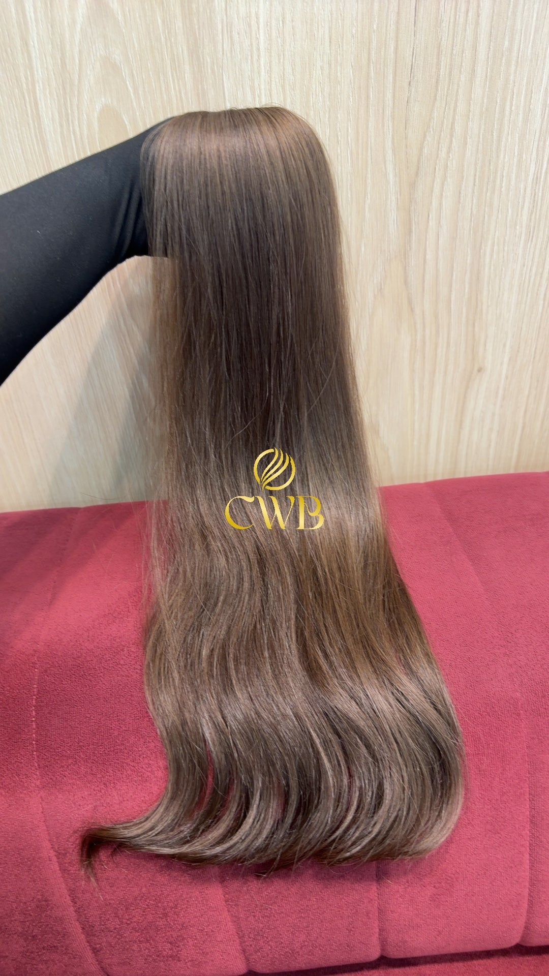 Cabelo Castanho Natural Claro 60cm 94g Brasileiro do Sul