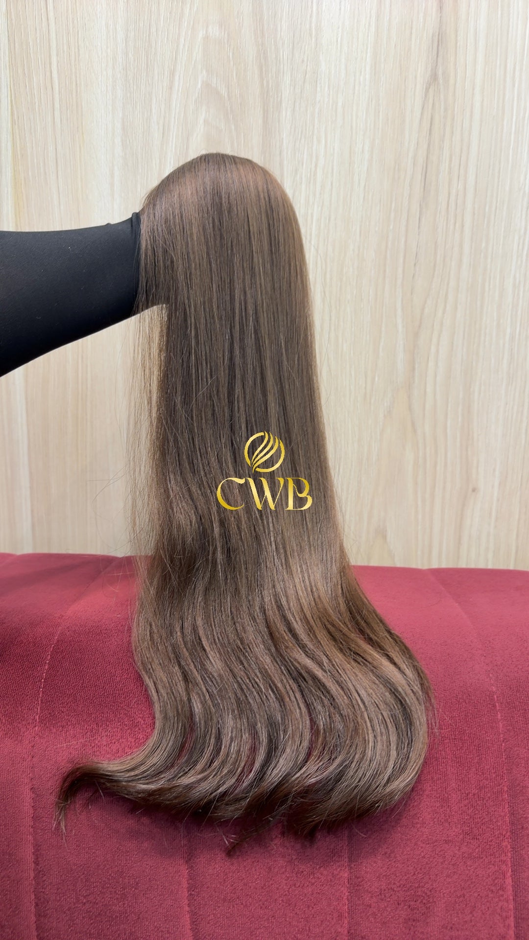 Cabelo Castanho Natural Claro 60cm 94g Brasileiro do Sul