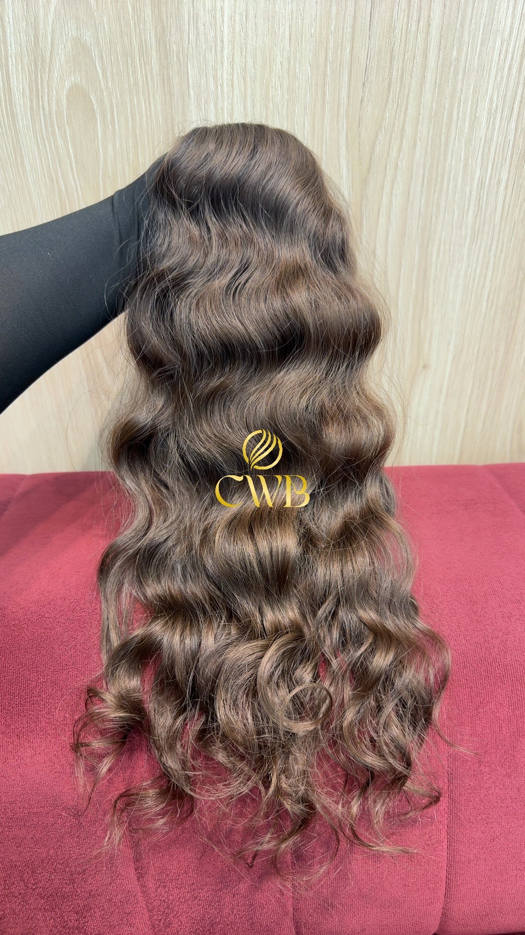 Cabelo Castanho Natural Claro 52cm 137g Brasileiro do Sul