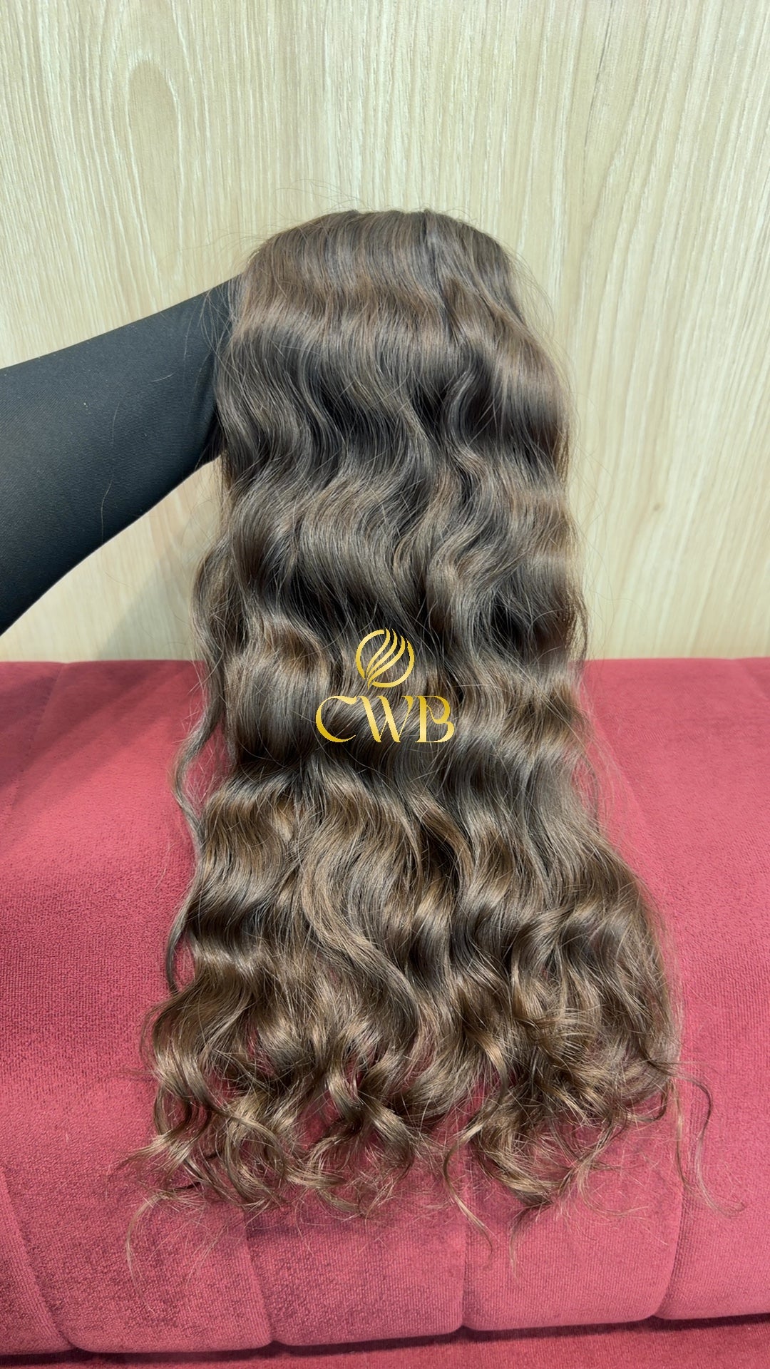 Cabelo Castanho Natural Claro 52cm 137g Brasileiro do Sul
