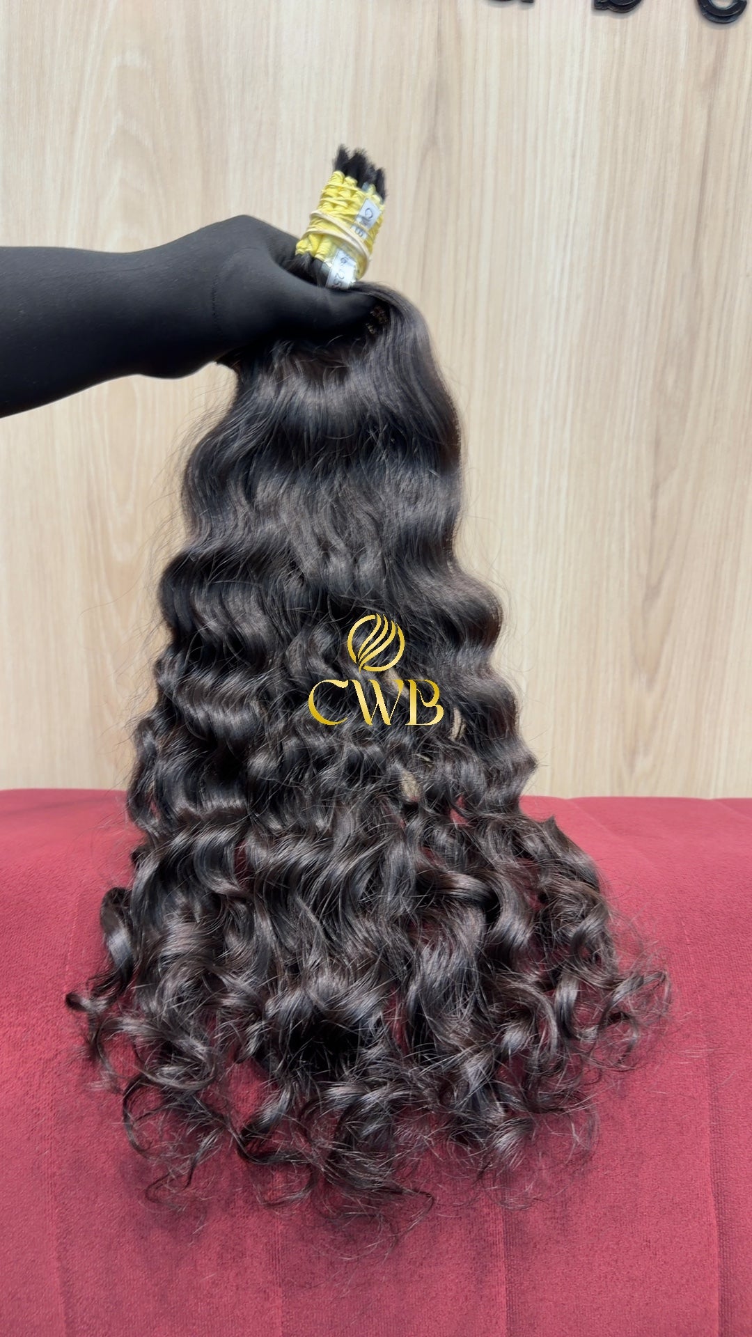 Cabelo Castanho Natural Escuro 51cm 226g Brasileiro do Sul
