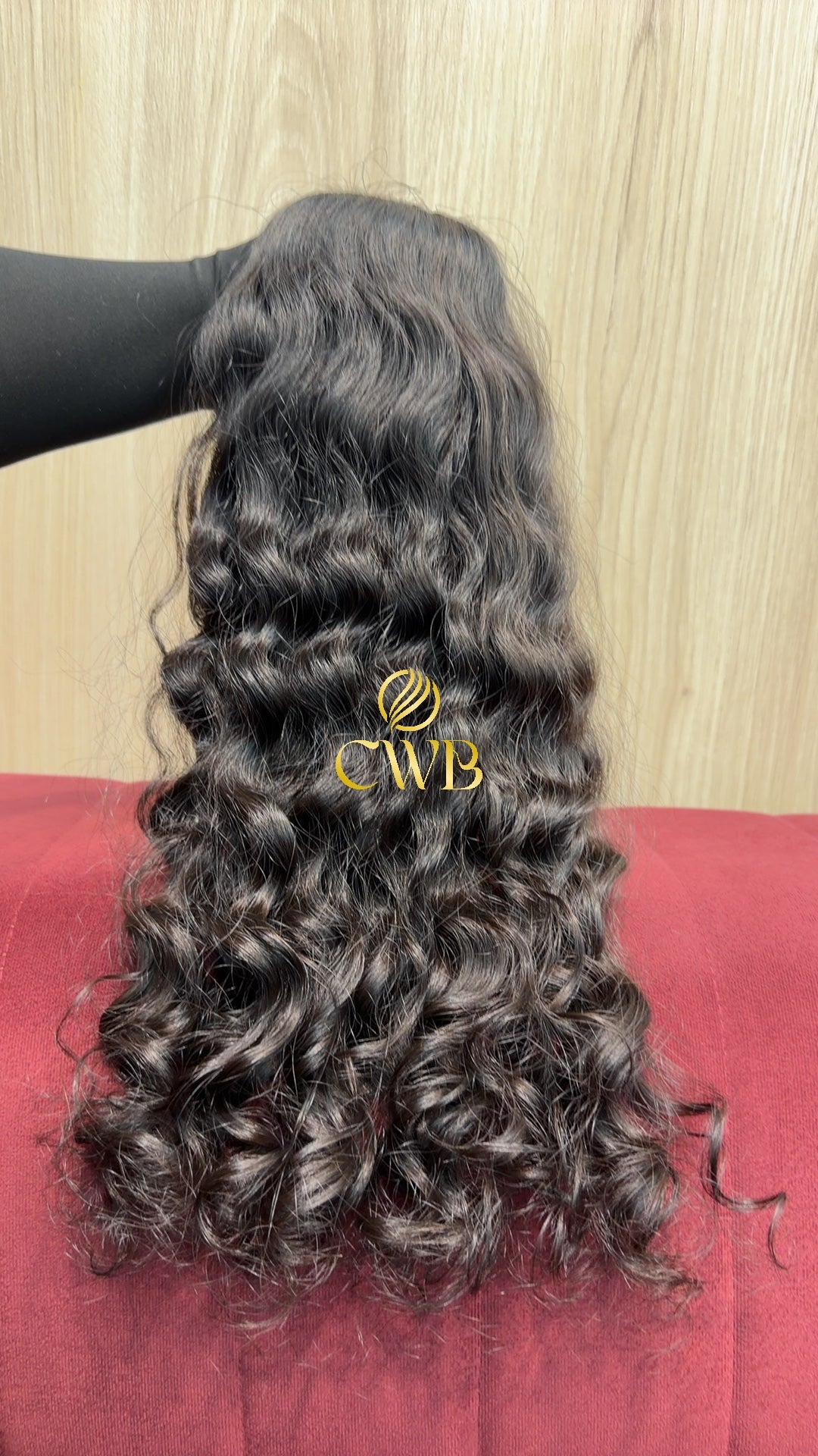 Cabelo Castanho Natural Escuro 51cm 226g Brasileiro do Sul