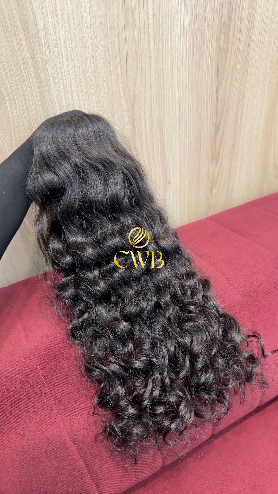 Cabelo Castanho Natural Escuro 51cm 226g Brasileiro do Sul