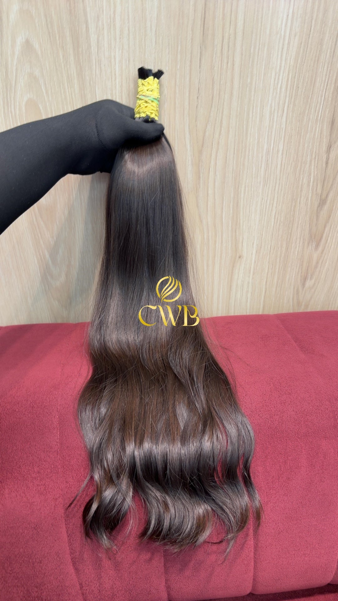 Cabelo Castanho Natural Médio 56cm 110g Brasileiro do Sul