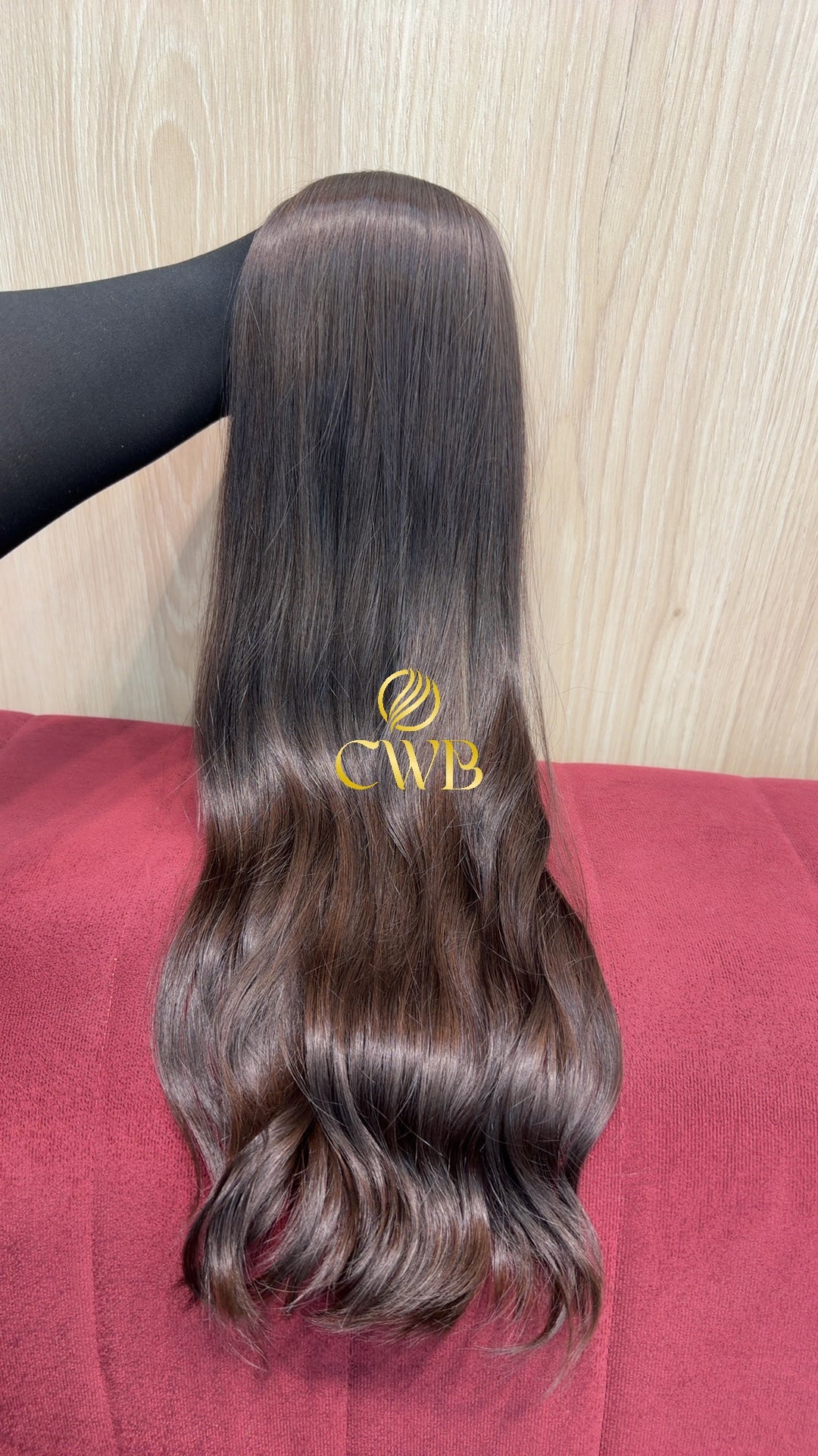 Cabelo Castanho Natural Médio 56cm 110g Brasileiro do Sul