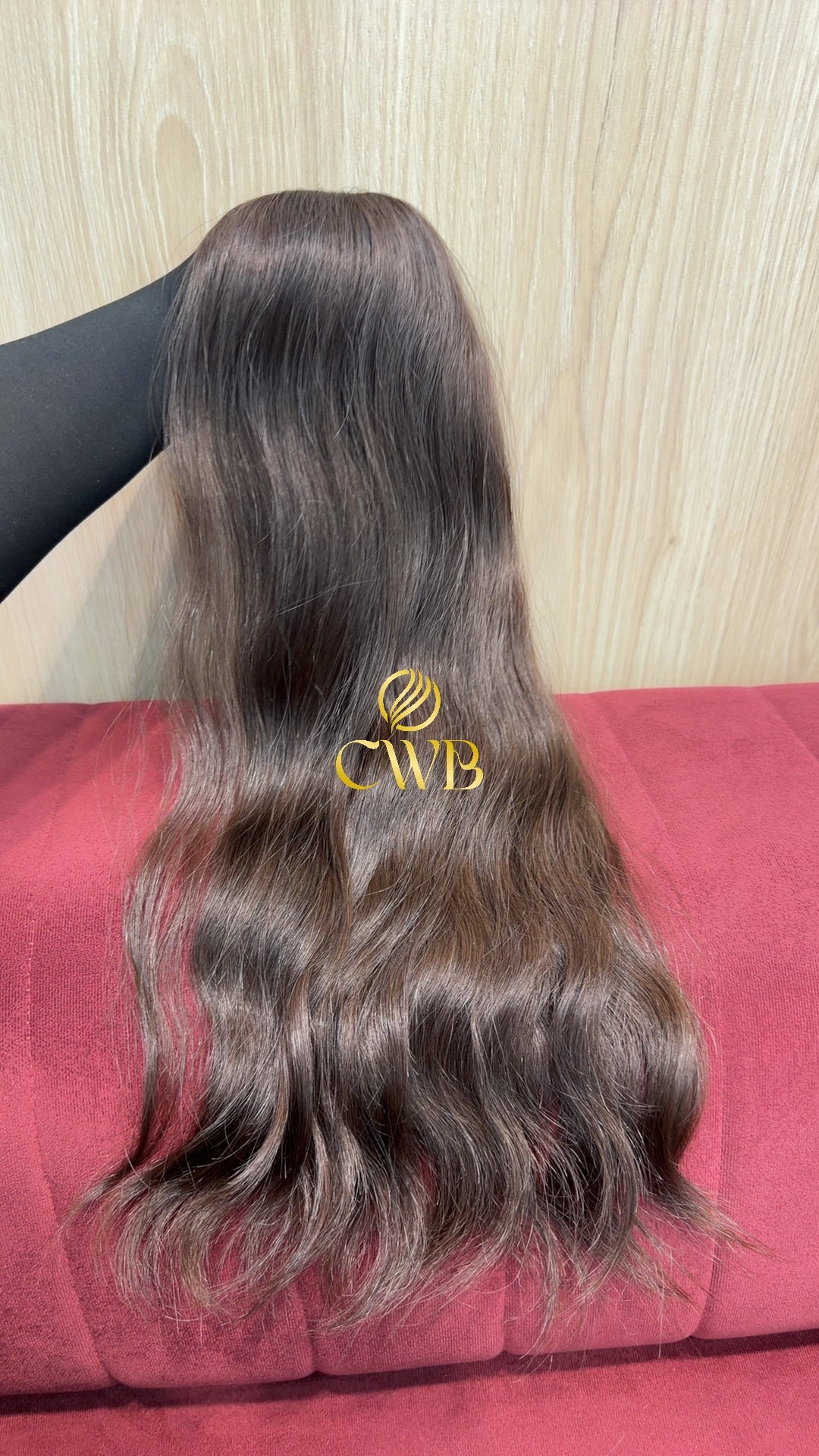 Cabelo Castanho Natural Claro 60cm 120g Brasileiro do Sul