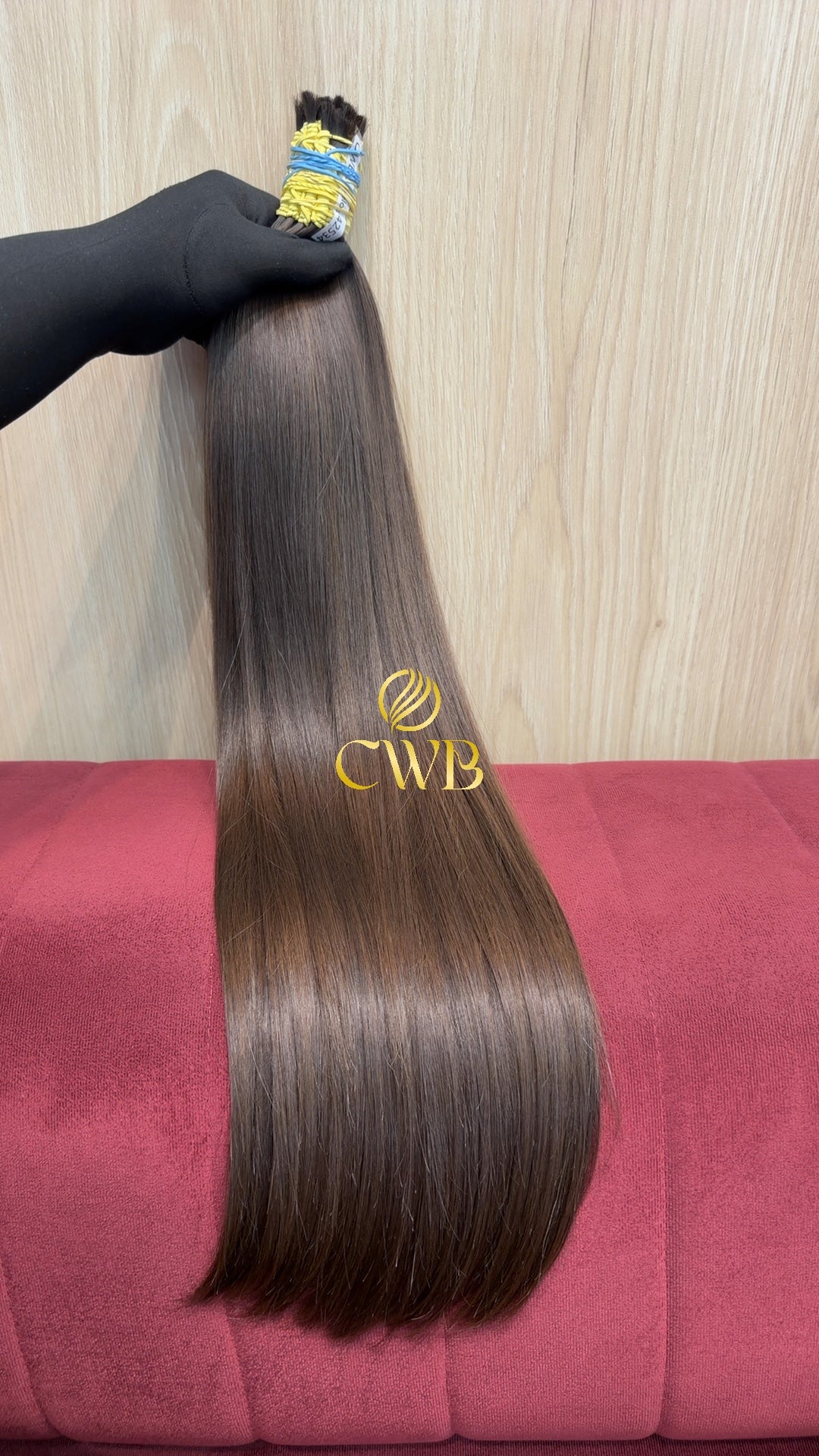 Cabelo Castanho Natural Claro 64cm 209g Brasileiro do Sul