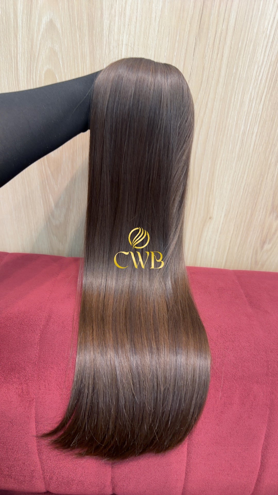 Cabelo Castanho Natural Claro 64cm 209g Brasileiro do Sul