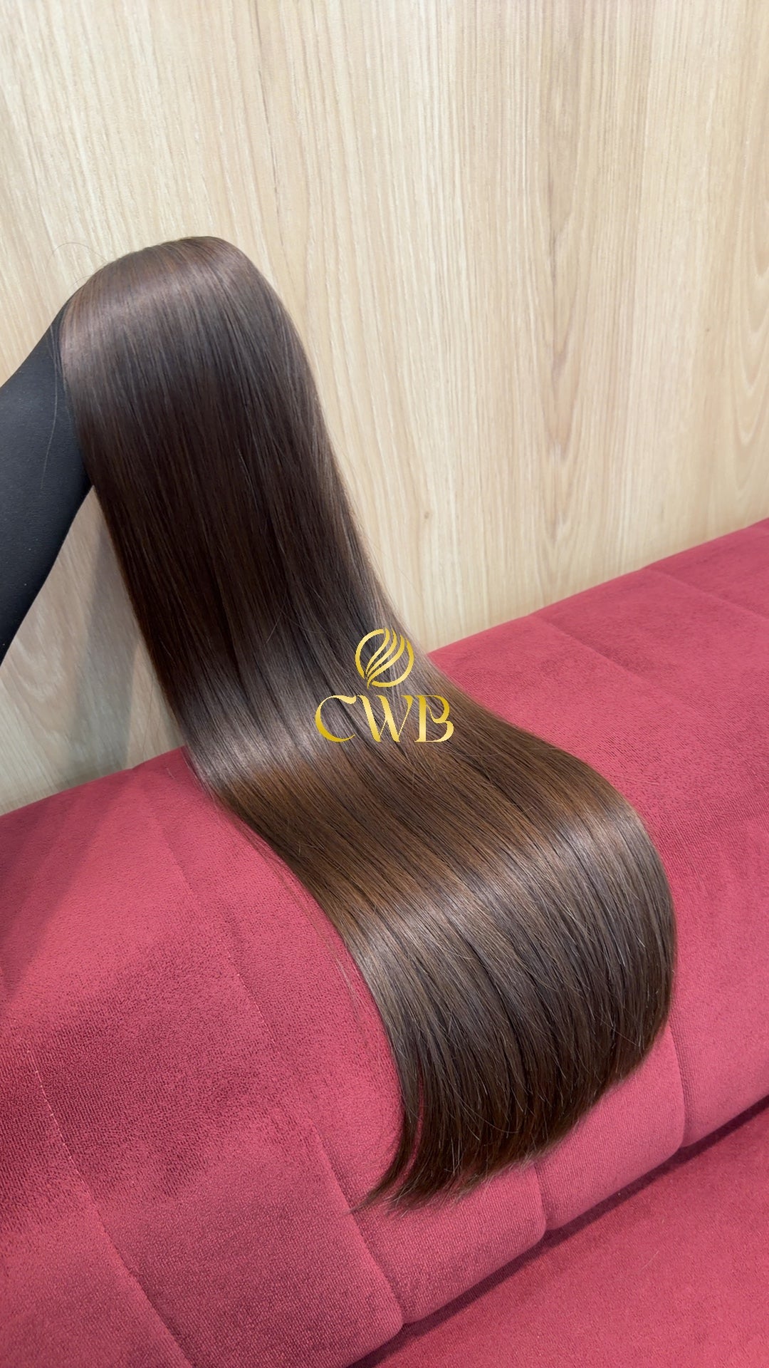 Cabelo Castanho Natural Claro 64cm 209g Brasileiro do Sul