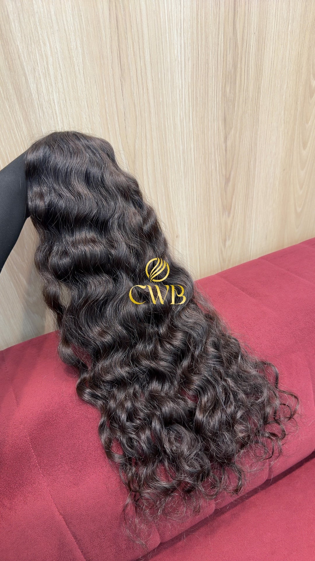 Cabelo Castanho Natural Escuro 62cm 203g Brasileiro do Sul