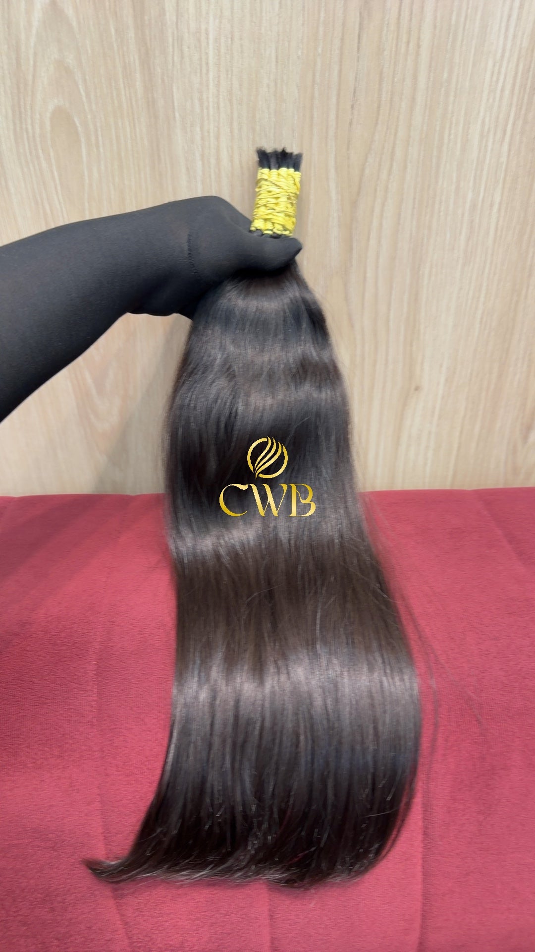 Cabelo Castanho Natural Médio 54cm 150g Brasileiro do Sul