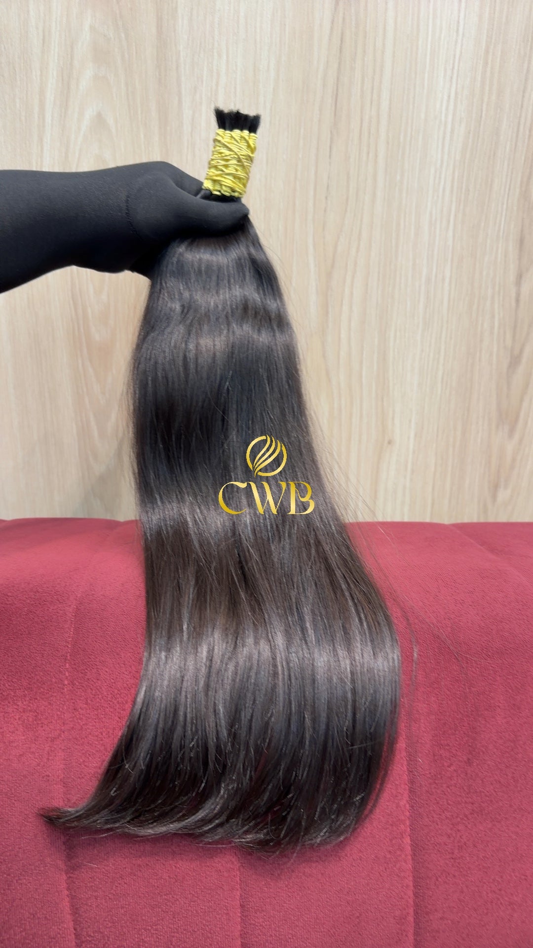 Cabelo Castanho Natural Médio 54cm 150g Brasileiro do Sul
