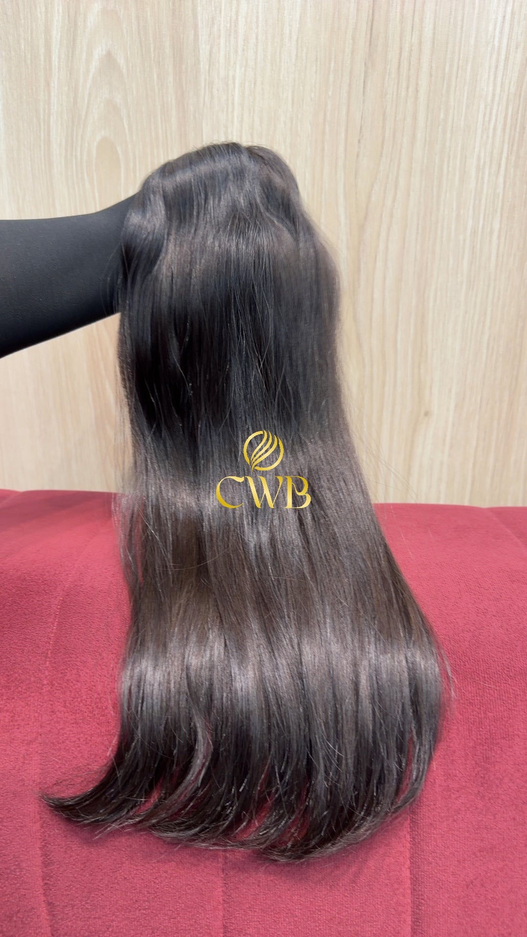 Cabelo Castanho Natural Médio 54cm 150g Brasileiro do Sul