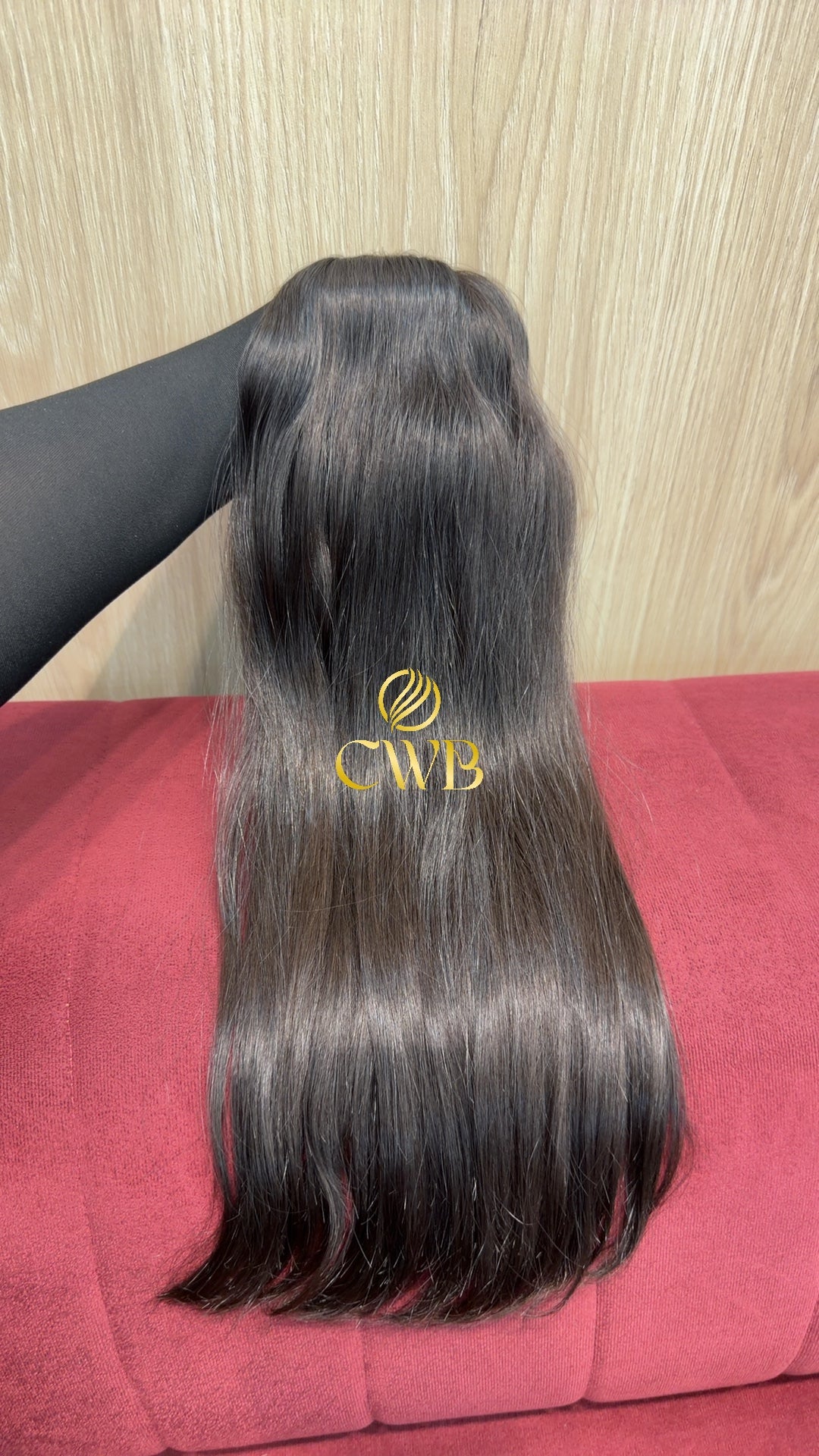 Cabelo Castanho Natural Médio 54cm 150g Brasileiro do Sul
