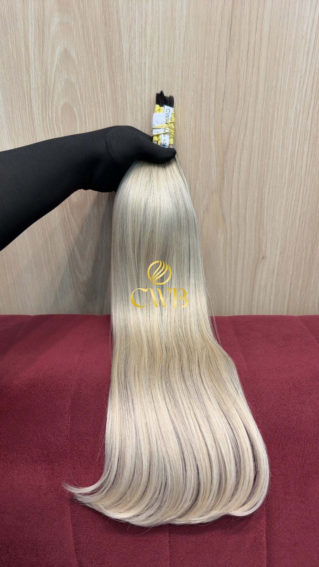 Cabelo Loiro Descolorido Global 56cm 120g Brasileiro do Sul