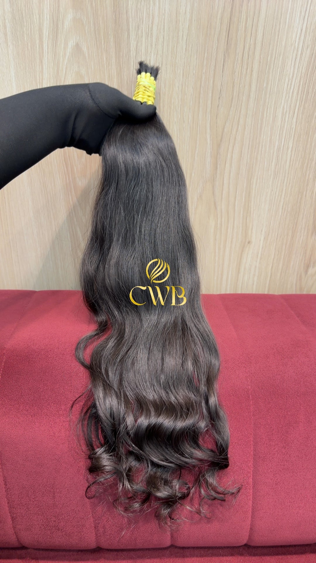 Cabelo Castanho Natural Escuro 58cm 99g Brasileiro do Sul