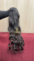 Cabelo Castanho Natural Escuro 58cm 99g Brasileiro do Sul
