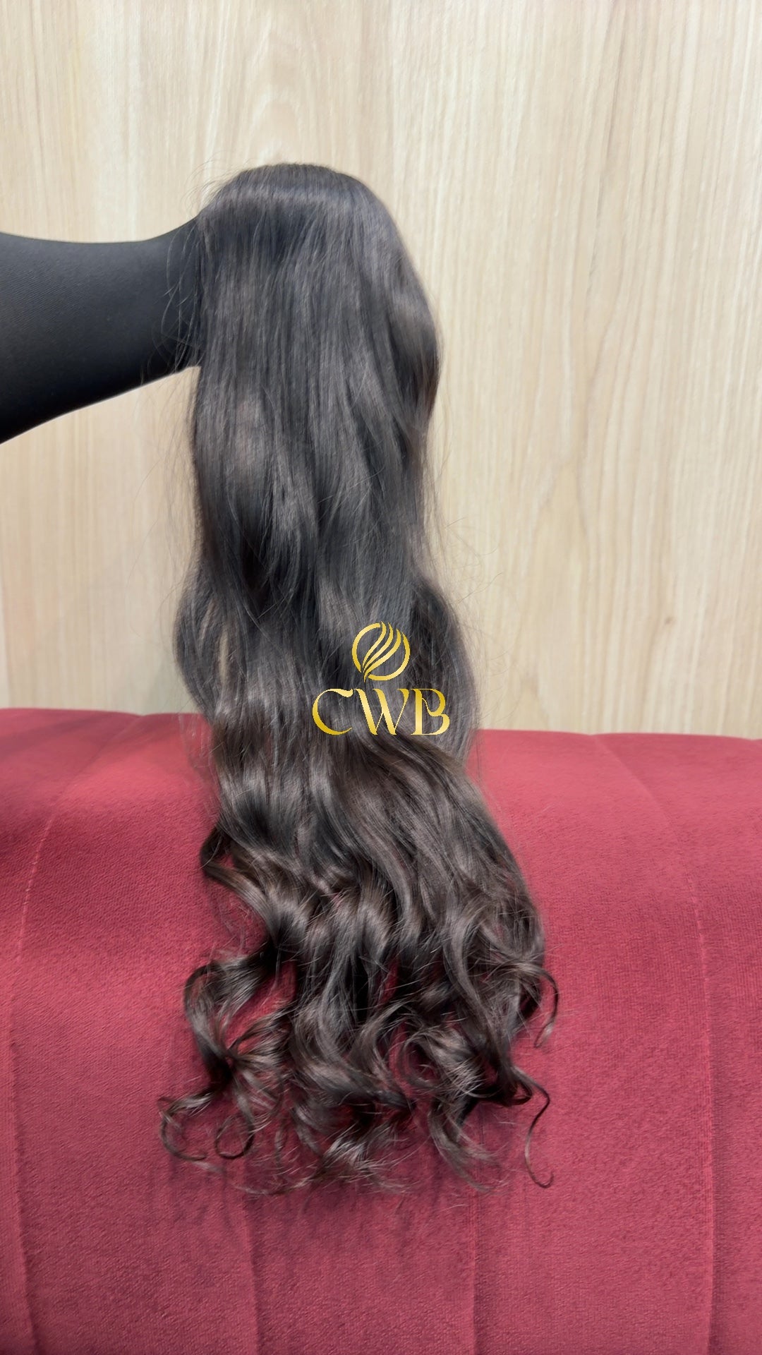 Cabelo Castanho Natural Escuro 58cm 99g Brasileiro do Sul