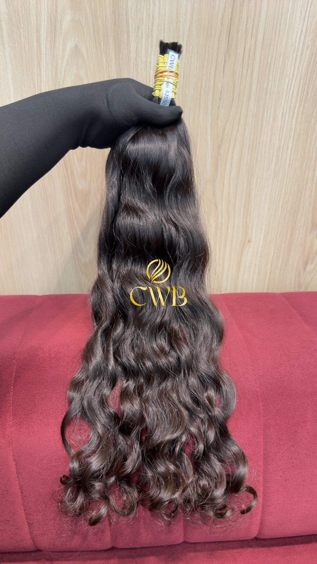 Cabelo Castanho Natural Médio 59cm 136g Brasileiro do Sul