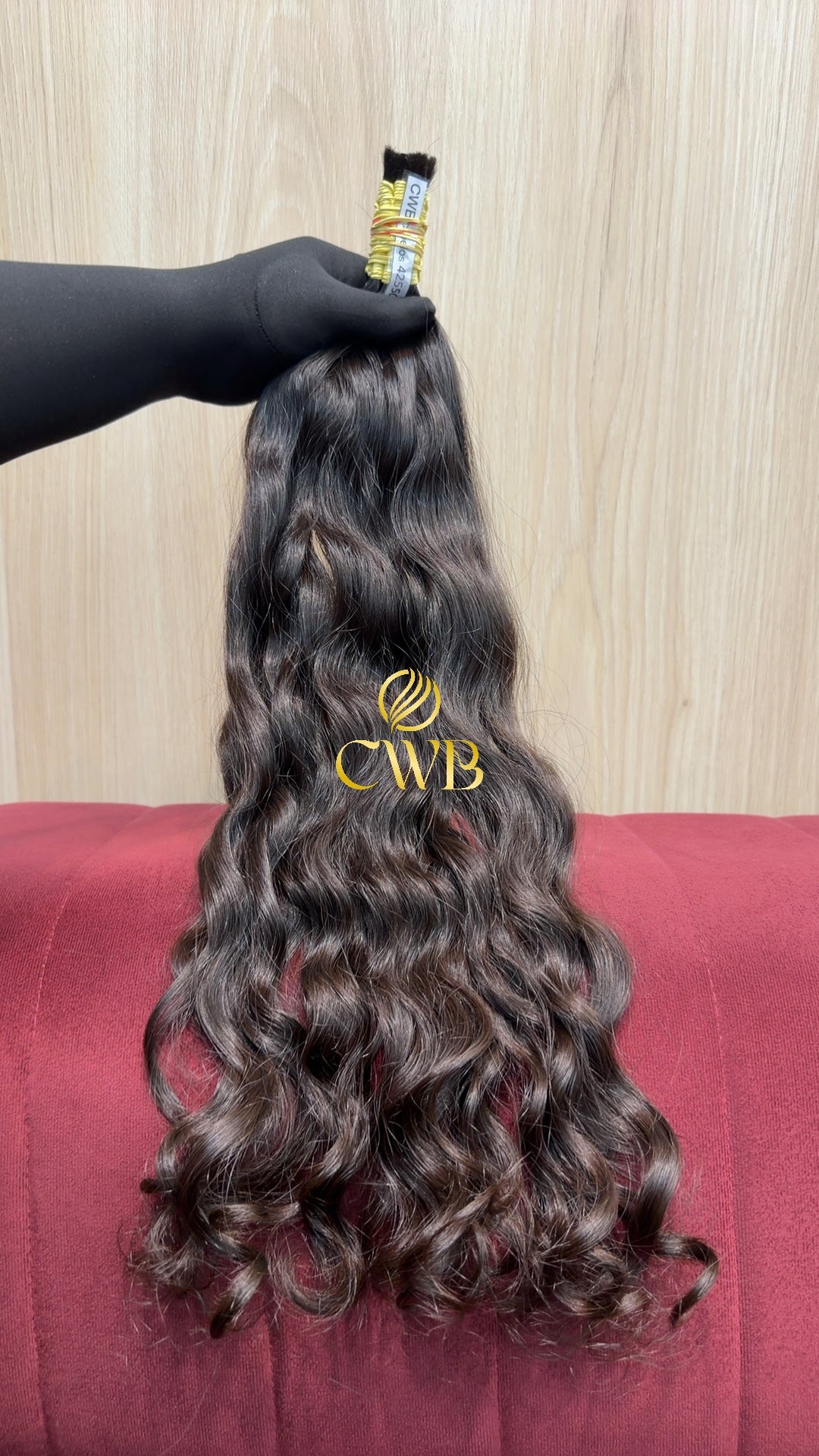 Cabelo Castanho Natural Médio 59cm 136g Brasileiro do Sul