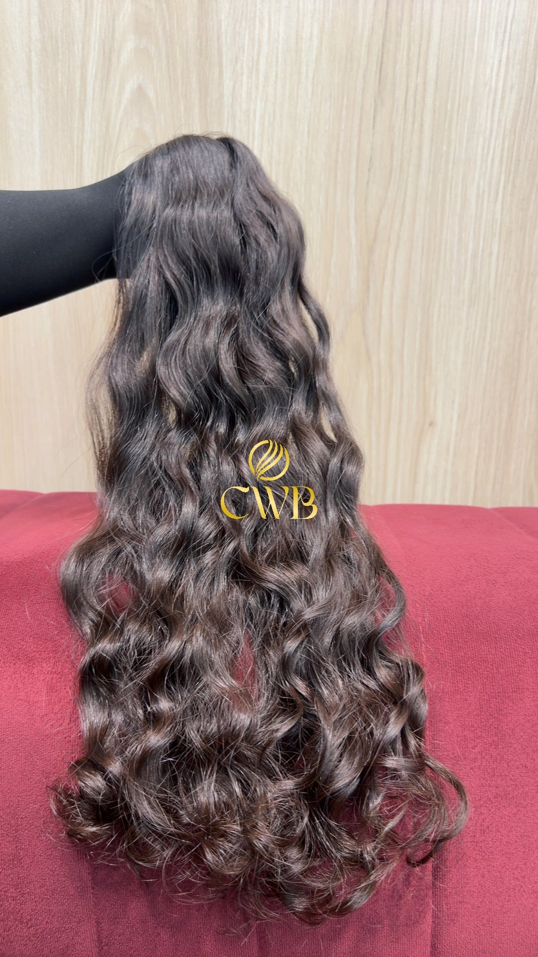 Cabelo Castanho Natural Médio 59cm 136g Brasileiro do Sul