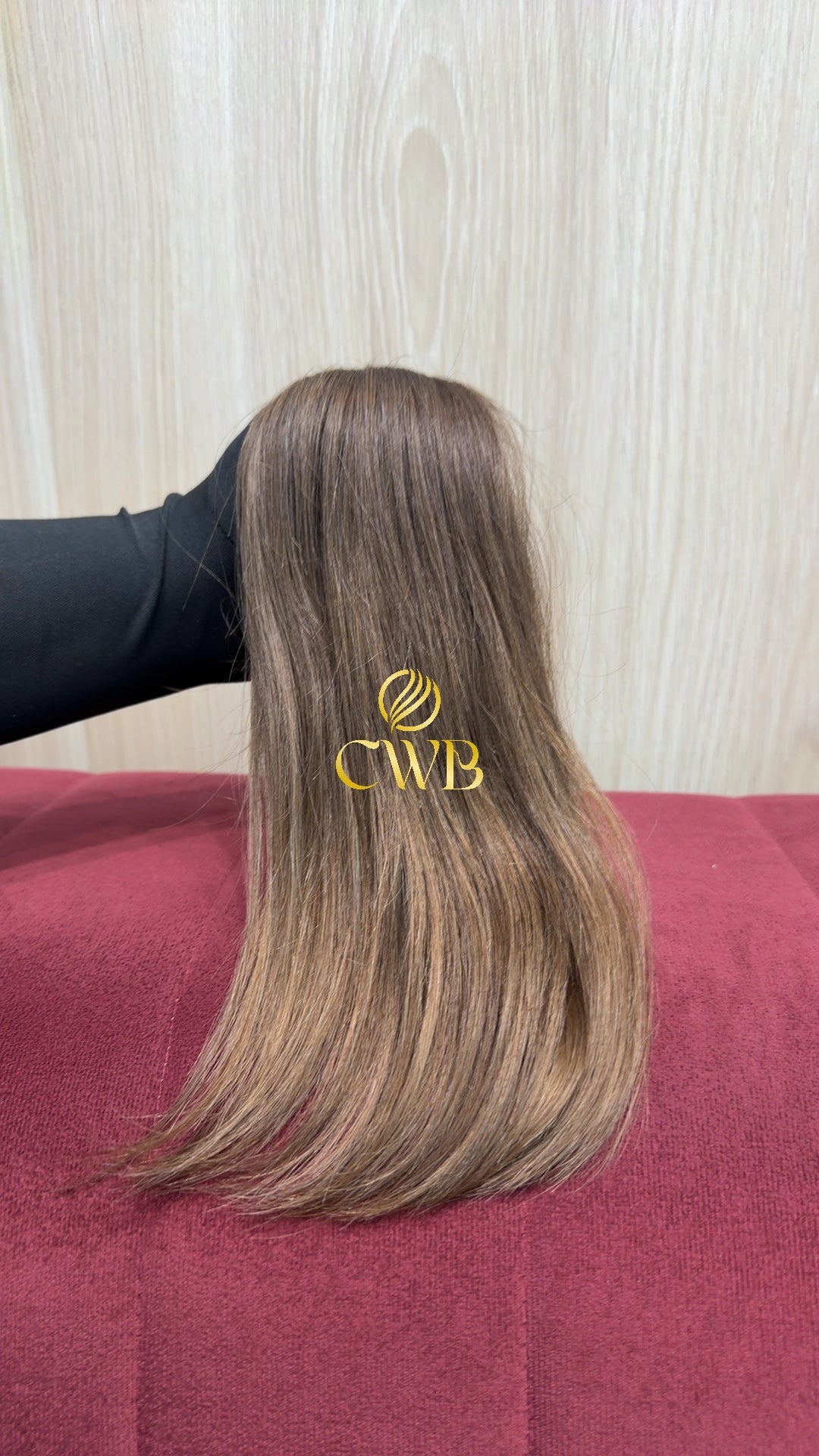 Cabelo Loiro Natural Escuro 34cm 53g Brasileiro do Sul