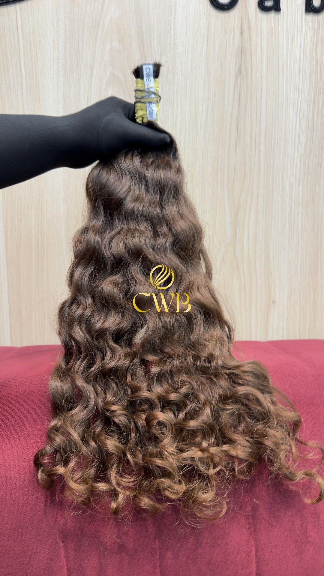 Cabelo Loiro Natural Escuro 50cm 169g Brasileiro do Sul
