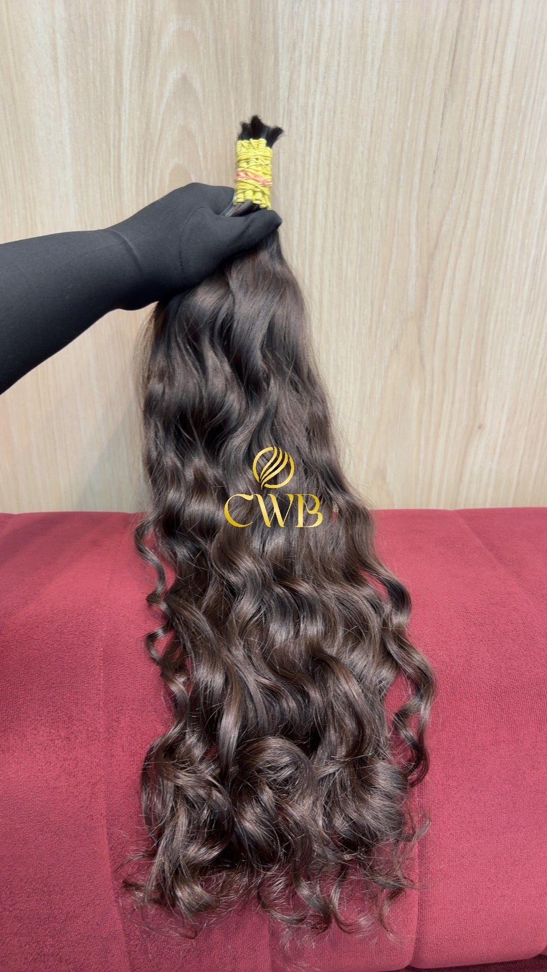 Cabelo Castanho Natural Médio 57cm 135g Brasileiro do Sul