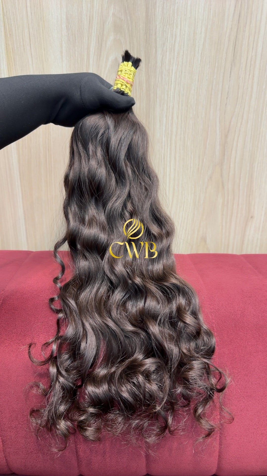 Cabelo Castanho Natural Médio 57cm 135g Brasileiro do Sul
