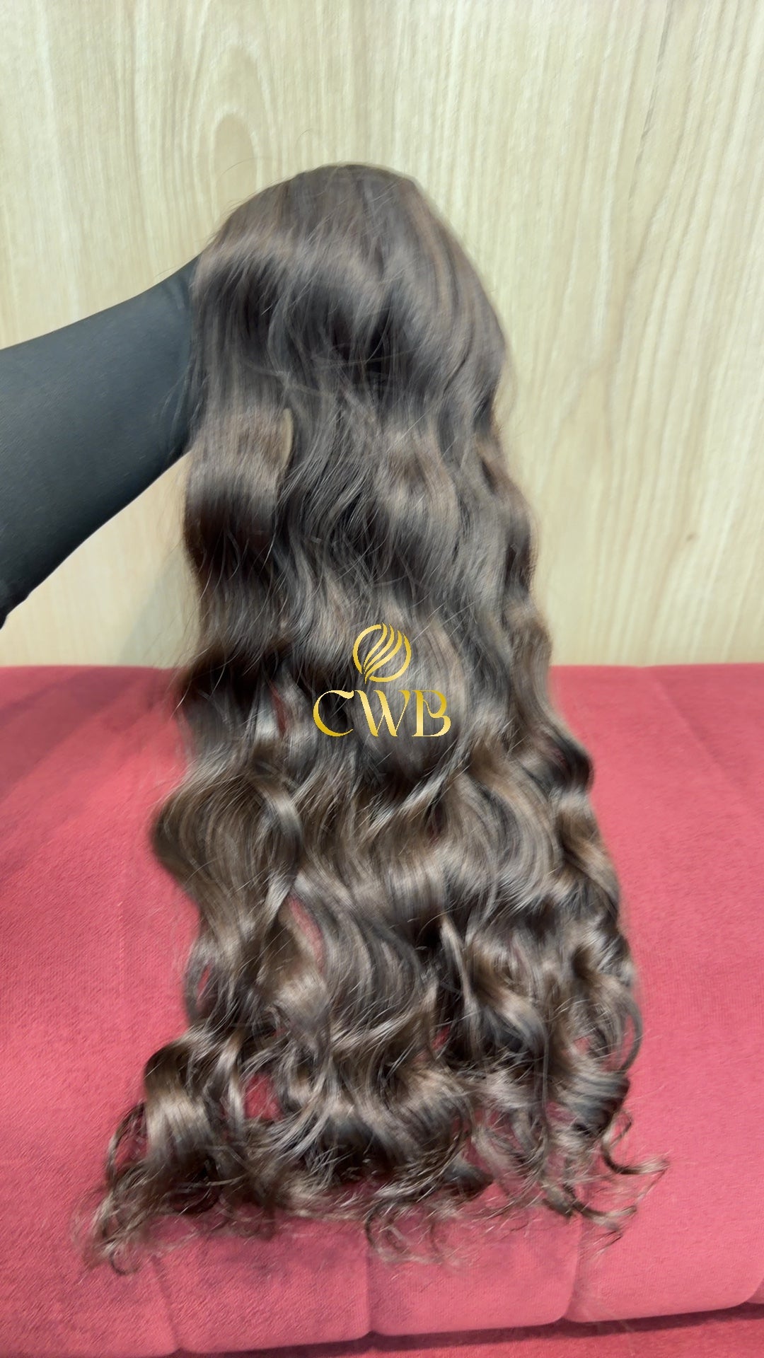 Cabelo Castanho Natural Médio 57cm 135g Brasileiro do Sul
