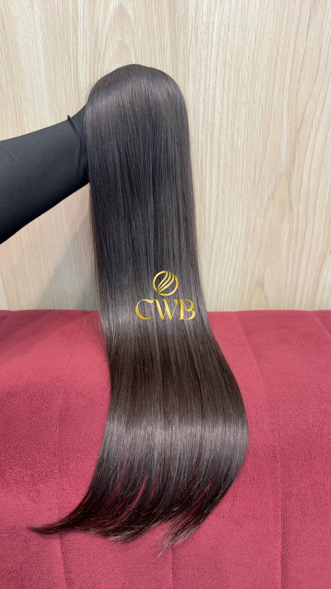 Cabelo Castanho Natural Médio 60cm 84g Brasileiro do Sul