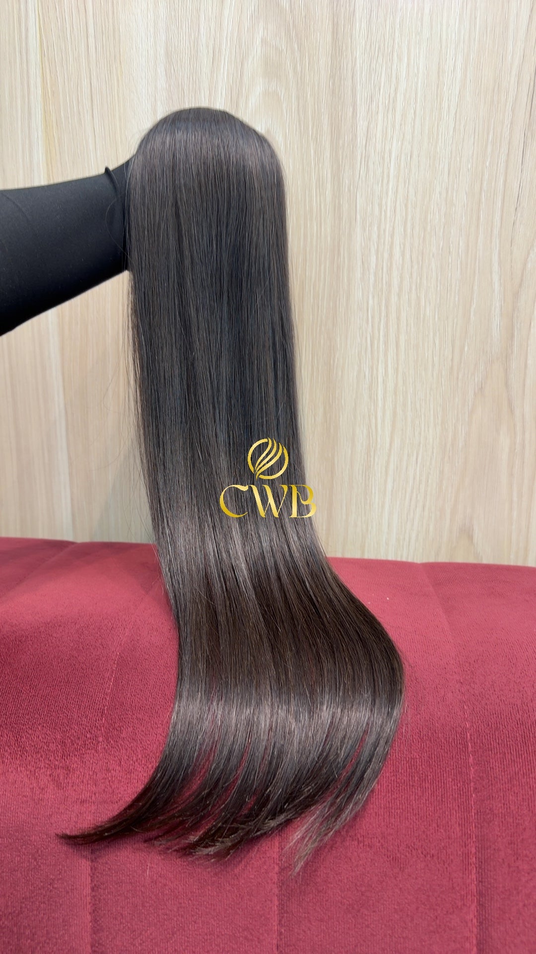 Cabelo Castanho Natural Médio 60cm 84g Brasileiro do Sul