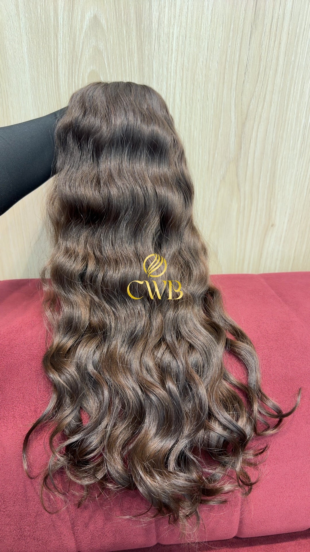 Cabelo Castanho Natural Claro 58cm 232g Brasileiro do Sul