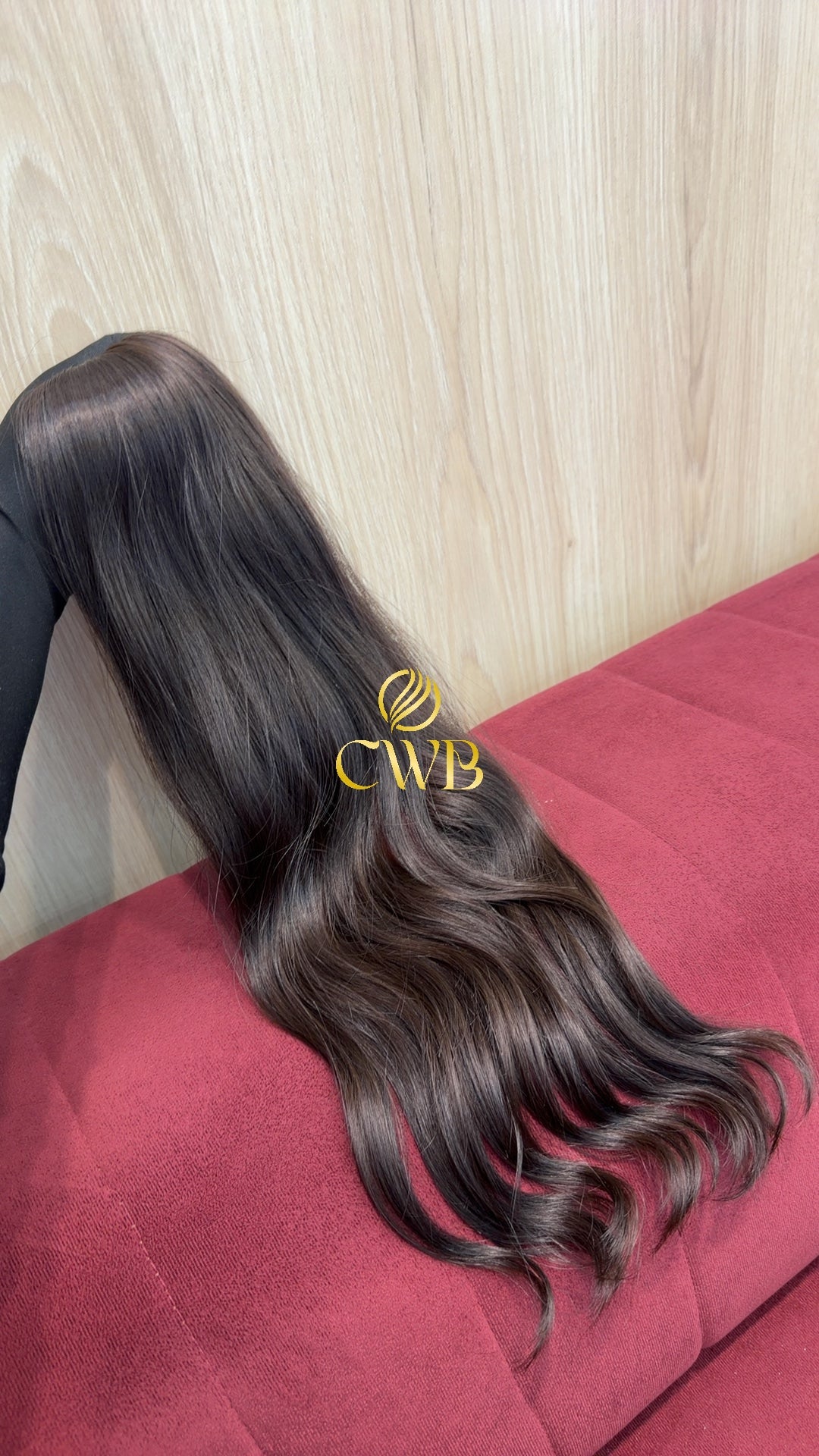 Cabelo Castanho Natural Médio 57cm 99g Brasileiro do Sul