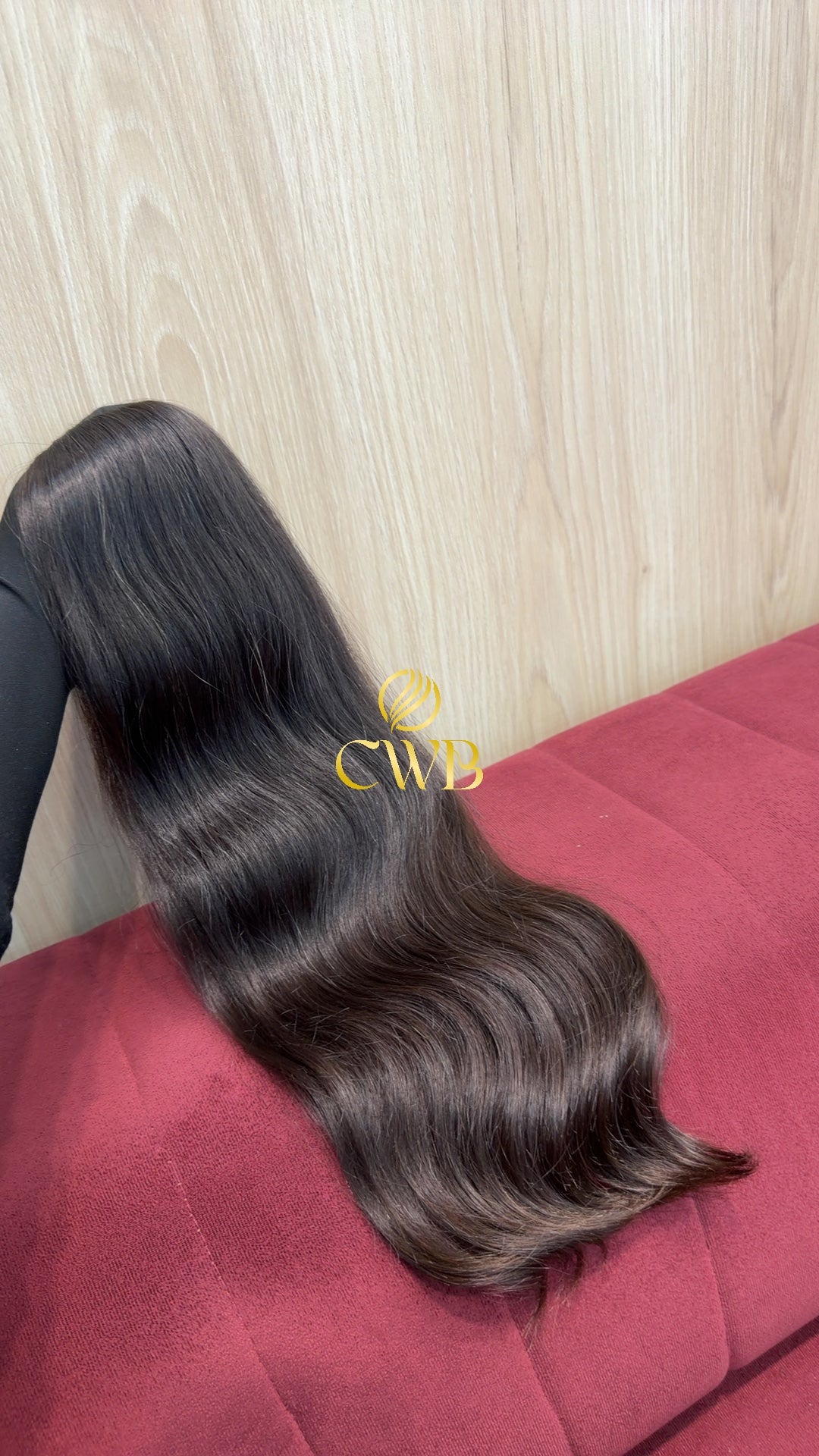 Cabelo Castanho Médio 57cm 102g Brasileiro do Sul
