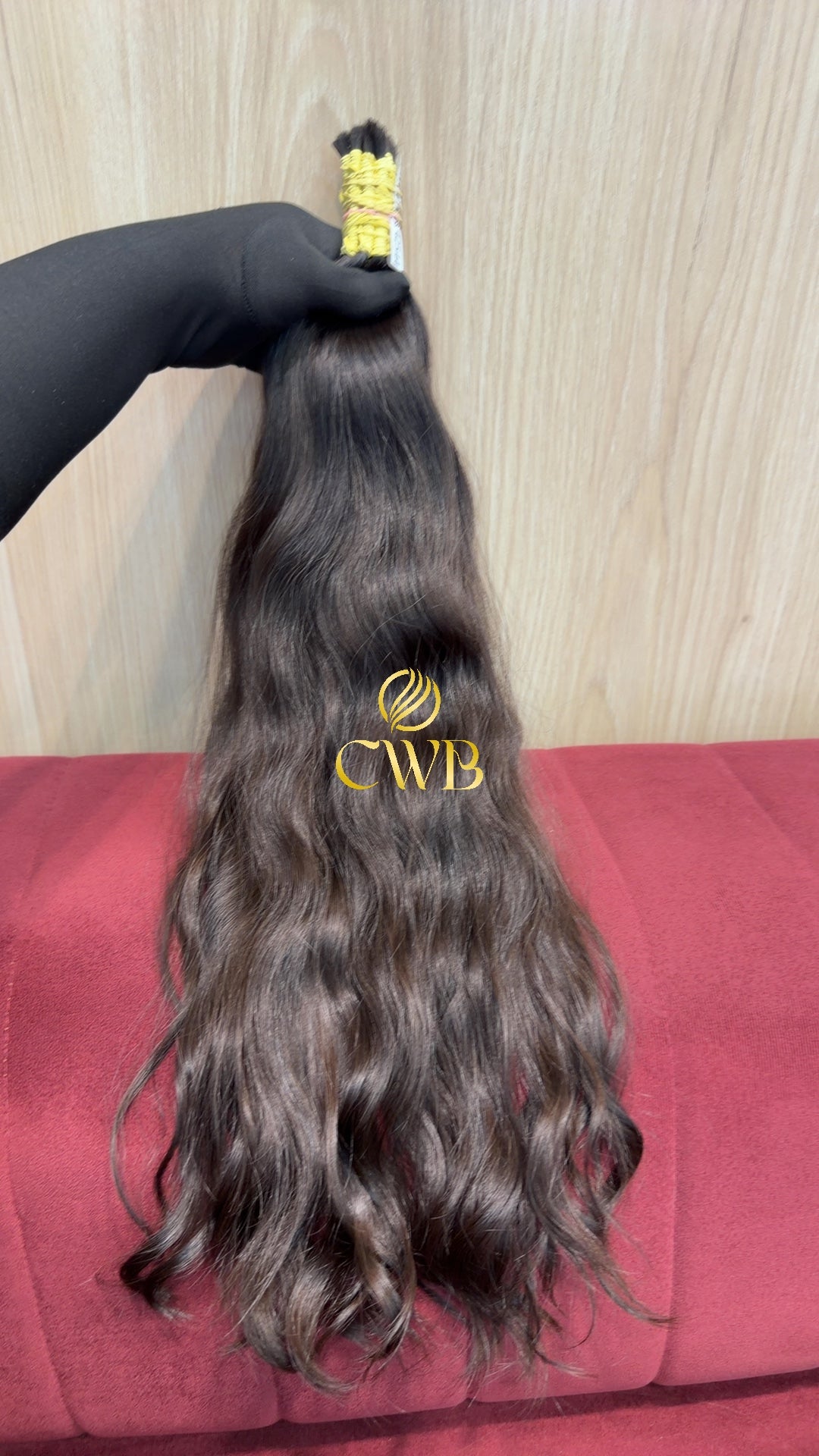 Cabelo Castanho Natural Médio 60cm 168g Brasileiro do Sul