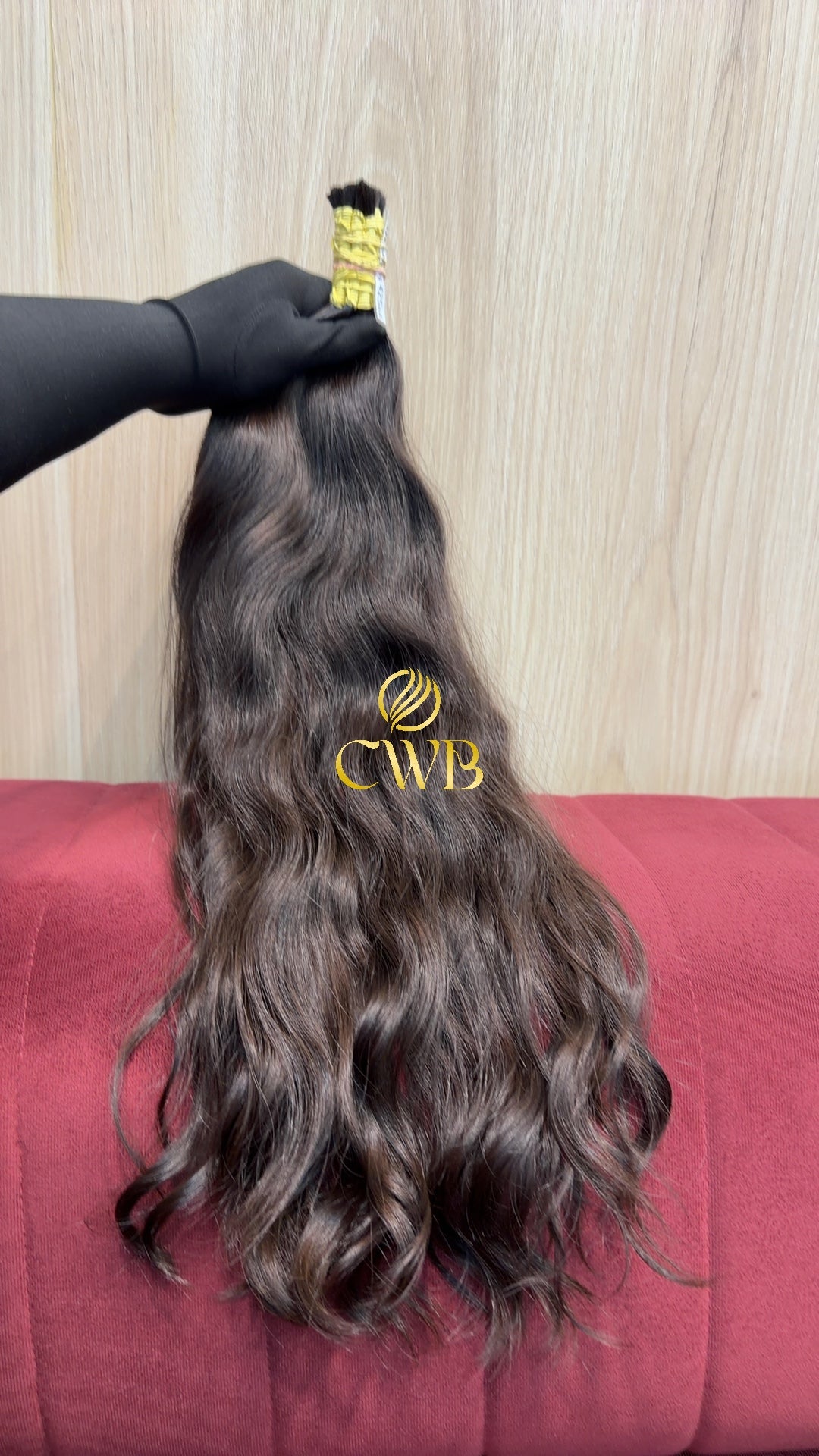 Cabelo Castanho Natural Médio 60cm 168g Brasileiro do Sul