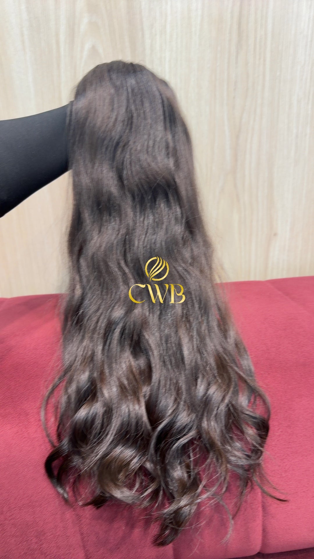 Cabelo Castanho Natural Médio 60cm 168g Brasileiro do Sul