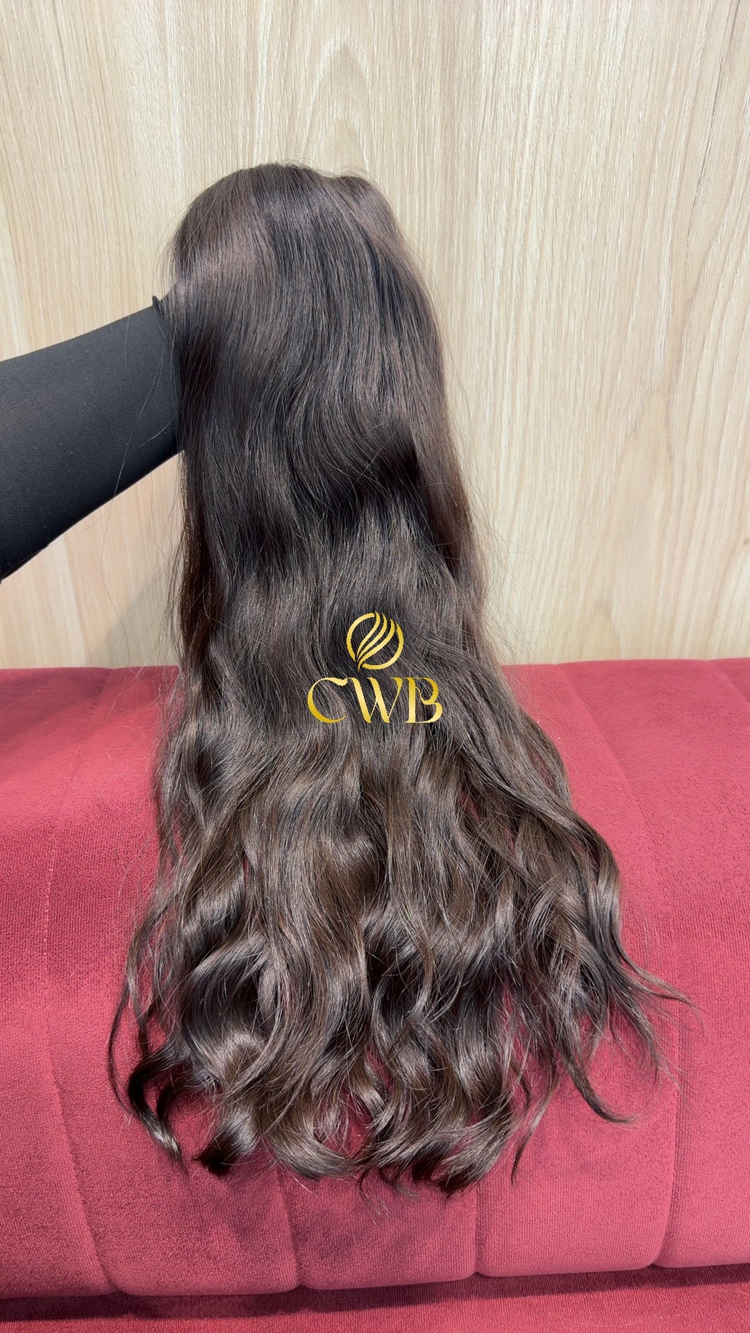 Cabelo Castanho Natural Médio 60cm 168g Brasileiro do Sul