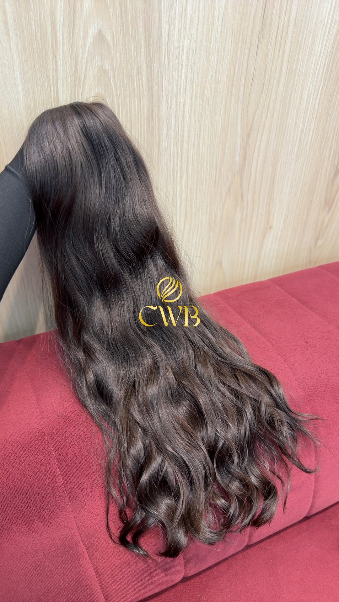Cabelo Castanho Natural Médio 60cm 168g Brasileiro do Sul
