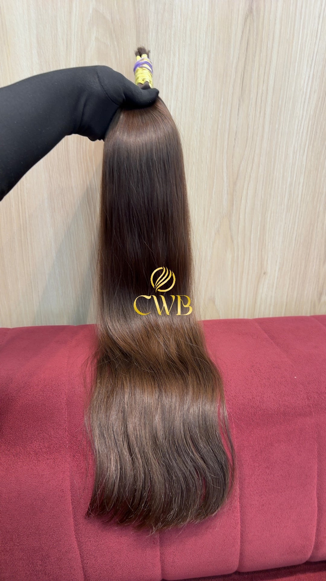 Cabelo Loiro Natural Escuro 66cm 101g Brasileiro do Sul