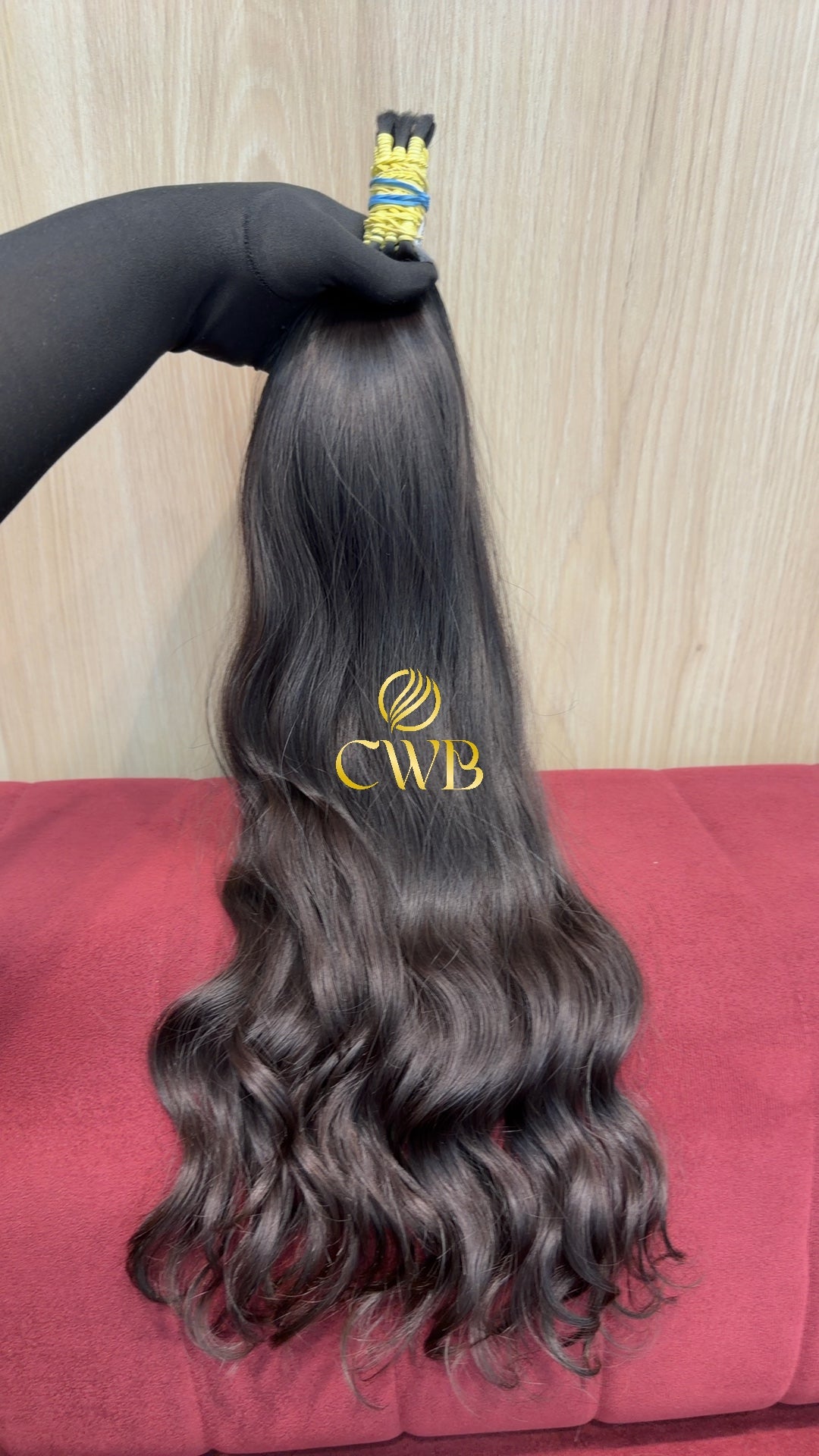 Cabelo Castanho Natural Médio 60cm 147g Brasileiro do Sul