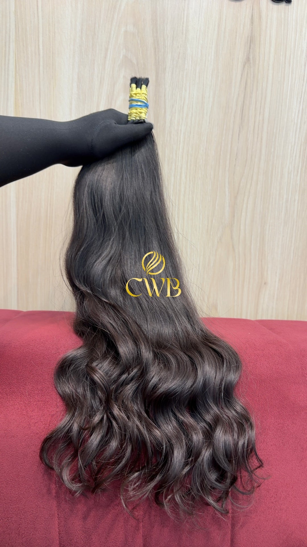 Cabelo Castanho Natural Médio 60cm 147g Brasileiro do Sul